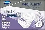 Molicare Premium Elastic Slip: bei schwerer Inkontinenz für Frauen und Männer; 8 Tropfen, Gr. M, (85-120 cm Hüftumfang), 26 St