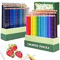 Arrtx 126 Color Professional Colored Pencils for Artists Colorists, Premium Art Supplies for Drawing, Sketching Shading and Coloring Books, Blend Smoothly Creamy with Vibrant Colors