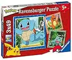 Ravensburger Classic Pokemon Jigsaw Puzzles for Kids Age 5 Years Up - 3x 49 Pieces