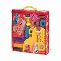 B. Toys - Blocchi di setole Stackadoos – 68 blocchi di giocattoli in un sacchetto – senza BPA STEM giocattoli da costruzione per bambini 2 anni +
