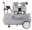 California Air Tools 8010 Steel Tank Air Compressor | Ultra Quiet, Oil-Free, 1.0 hp, 8 gal