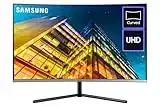 Samsung U32R590 32 Inch Curved UHD 4K Monitor - Ultra HD 3840x2160 HDMI, Displayport, Dark grey