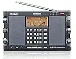 Tecsun H501 Digital Worldband AM/FM Shortwave Longwave Radio with SSB Reception, Dual Speakers, & MP3 Player, Matte Black