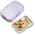 hombrima Kids Lunch Box, Bento Boxes Food Storage Container With 6 Compartments for Children Adult Work School, Suitable For Microwave