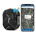 4G GPS Tracker Auto Localizzatore GPS,Winnes GPS Locator IP65 con Magnetico 10000mah per Auto/moto/camion,Anti-loss SMS Alarm Geo-fence APP Gratuito