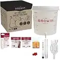 Browin 400040 Kit de Démarrage Cidrerie 20 L | Production de Vin à la Maison | Un Ensemble Complet pour la Production de Cidre | Parfait pour Un Cadeau - Emballage élégant