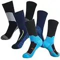 3 Pairs Unisex Waterproof Socks Breathable Knit Socks for Men Women Socks for Hiking Wading Trail Running Skiing 3 Colors (Large)