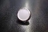 Jupiter Trumpet Finger Button with Pearl Silver