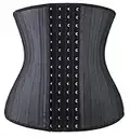 YIANNA Donna Corsetto Stringivita Modellante Dimagrante 4 Ganci Latex Waist Trainer Bustino Body Shaper Fitness Pancia Piatta 11787 2XL