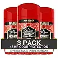 Old Spice Antiperspirant and Deodorant for Men, Invisible Solid, Swagger Scent, 3.4 oz (Pack of 3)