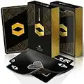 AEY Catcher® Playing Cards - Zauberkarten (Luxe Edition) Kartendeck Zaubertricks - Spielkarten schwarz - Pokerkarten