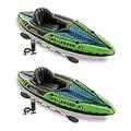 Intex Challenger K1 1-Person Inflatable Sporty Kayak w/Oars and Pump