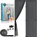 Fiberglass Mesh Magnetic Screen Door – Heavy Duty Self-Closing Hanging Door Net Screen with Magnet Closures – Available in 5 Colors and Many Sizes – Magnetic Door Screen by Sentry Screens