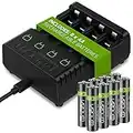 Venom TAO9629 Power Recharge - Charging Station plus 8 x AA 2100mAh Rechargeable Batteries