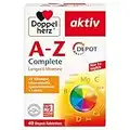 Doppelherz A-Z Complete DEPOT - 23 Vitamine, Mineralstoffe & Spurenelementen PLUS Lutein - 40 Retard-Tabletten