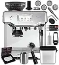 Breville BES880BSS Barista Touch Espresso Machine Brushed Stainless Steel + Manufacturer's Warranty + Knock Box Mini