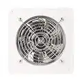 6 Pollici Montaggio a Parete Ventola di Scarico 40W Rumore Basso Estrattore Ventilatore Ventilazione Assiale Ventola di Scarico Flow Fan Casa Bagno Cucina per Magazzino Ristorante Box Auto (Bianco)