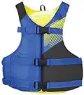 Stohlquist FIT Youth (50-90 Lbs) High Mobility PFD Life Jacket Vest - Coast Guard Approved for KIds, Lightweight Buoyancy Foam, Fully Adjustable for Children & Juniors | Blue & Black