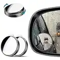 Espejo Retrovisor De Punto Ciego para Auto,Coches,Veh,SUV,Camiones, Rotación de 360 °, Impermeable, Lente Gran Angular, Cristal HD, Redondos de Punto Ciego Sin Marco, Ajustables, 2 Espejos Universal