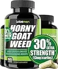 2100mg Horny Goat Weed for Men Supports Natural Drive, Circulation, Stamina & Strength at Gym & Home w/Maca Root, Saw Palmetto, Tribulus Terrestris, Tongkat Ali, L Arginine & Panax Ginseng (1)