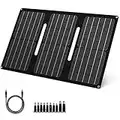 30W Foldable Solar Panel for Portable Power Station, Portable Solar Charger with Multiple Outputs DC/USB for Generator, iPhone, iPad, Samsung and Outdoor Camping