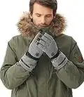 AROMA SEASON Beheizbare Handschuhe Modell Snow (Gray, L/XL)