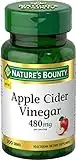 Nature’s Bounty Apple Cider Vinegar 480mg Pills, Vegetarian Supplement Plant Based, 200 Tablets