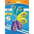 Wite Out BIC BIC Brand Mini Correction Tape, 16.4 Feet, 6-Count Pack of white Correction Tape, Compact Tape Office or School Supplies