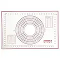 GWHOLE Tapete de Silicona para Amasar, 60 x 40 cm Antiadherente Alfombrilla Hornear Reutilizable Baking Mat para Repostería, Hornear, Pastelería, Resistente al Calor, Fácil de Limpiar