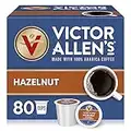 Victor Allen's Coffee Hazelnut Flavored, Medium Roast, 80 Count, Single Serve Coffee Pods for Keurig K-Cup Brewers