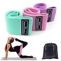 Elastici Fitness Fasce Elastiche Fitness Bande Elastiche Fitness di Resistenza Set in Tessuto con 3 Livelli di Fascia Banda Elastica per Esercizi Glutei, Fisioterapia,Palestra