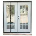 Fenestrelle Magnetic Screen Door for French & Sliding Doors. Large Pet & Kids. Keep Bugs Out. Heavy Fiberglass Mesh. Self Closing Continuous Magnetic Seal. Fits Door Size 70"x79". Screen Size 72"x80"