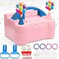 MOOING Bomba de Globo de Aire Eléctrica, 600W Inflador de Globos Eléctricos con Doble Boquilla, Portátil Inflador Globos 2 Modos de Trabajo,Inflador de Globos para Bodas,Navidad,Decoración de Fiestas