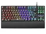 Mars Gaming MKXTKLRPT, Teclado Mecánico Ultra-compacto TKL RGB, Reposamuñecas, Switch OUTEMU SQ Rojo, Idioma Portugués