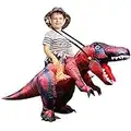 GOOSH Inflatable Dinosaur Costume for Kids Halloween Costumes Boys Girls 55IN Funny Blow up Costume for Halloween Party Cosplay