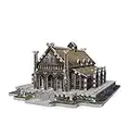 Wrebbit3D Golden Hall Edoras 3D Jigsaw Puzzle for Teens and Adults | 445 Real Jigsaw Puzzle Pieces | Not Just an Ordinary Model Kit for Adults for Lord of The Rings Fans
