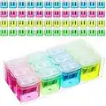 48 Pieces Pencil Sharpeners Manual Double Hole Pencil Sharpener with Lid Hand for Home School Office, Handheld Plastic Crayon Sharpener, Pink, Yellow, Green, Blue