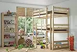 Strictly Beds and Bunks Limited Fusion Raised Twin Sleeper, 3ft Single