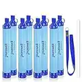 Purewell Outdoor Water Filter Personal Water Filtration Straw Emergency Survival Gear Water Purifier for Camping Hiking Climbing Backpacking