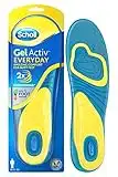 Scholl Men’s Gel Activ Everyday Insoles, UK Size 7 to 12