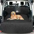 Vailge Dog Cargo Liner for SUV，Waterproof SUV Cargo Liner for Dogs，Nonslip Pet Cargo Cover Liner Dog Car Seat Cover Mat with Mesh Window，Washable Dog Trunk Cargo Cover with Bumper Flap - Universal Fit