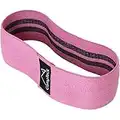 CampTeck U6916 - Polyester & Latex Hip Band Elasticated Glute Resistance Bands Non-slip Squat Band - Activate hip/thigh muscles - Gym, Yoga and Pilates, Sport Warm Ups - Pink - S (66cm x 8cm)