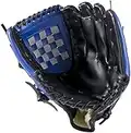 Acidea 10,5 Pollici Guantone da Baseball, Guanti di Lanciatore in Pelle PU per Mano Sinistra Guanto da Baseball per Giovani Adulti, Bambini, Adolescenti, Blu