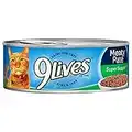 9Lives Meaty Paté Super Supper Wet Cat Food, 5.5 Ounce (Pack of 24)