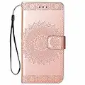 Hancda Hülle für iPhone 8 Plus/iPhone 7 Plus (Nicht für 8/7), Handyhülle Tasche Flip Case Hülle Leder Schutzhülle Klappbar Cover Handytasche Magnet Case für iPhone 8 Plus/iPhone 7 Plus,Rose Gold