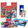 Marvel Shop Spider-Man Jigsaw Puzzle Mega Bundle ~ 3 Spiderman Puzzles for Kids | Featuring Spiderman, Venom and More with Tattoos (Spiderman Toys Games)