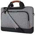 DOMISO 17-17.3 Inch Laptop Sleeve Business Briefcase Laptop Shoulder Bag Compatible with 17" Laptops/17.3" HP Pavilion 17/MSI GS73VR Stealth Pro/Dell Inspiron 17/Acer/ASUS,Grey