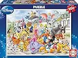 Educa 13289, Disney Parade, 200 Teile Puzzle für Kinder ab 6 Jahren, Disney World