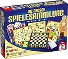 Schmidt Spiele 49125 Die Große Spielesammlung, alle Spielfiguren aus Holz