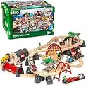 BRIO World Deluxe Railway Set for Kids Age 3 Years Up - Compatible With All BRIO Trains and Accessories - Easter Gifts